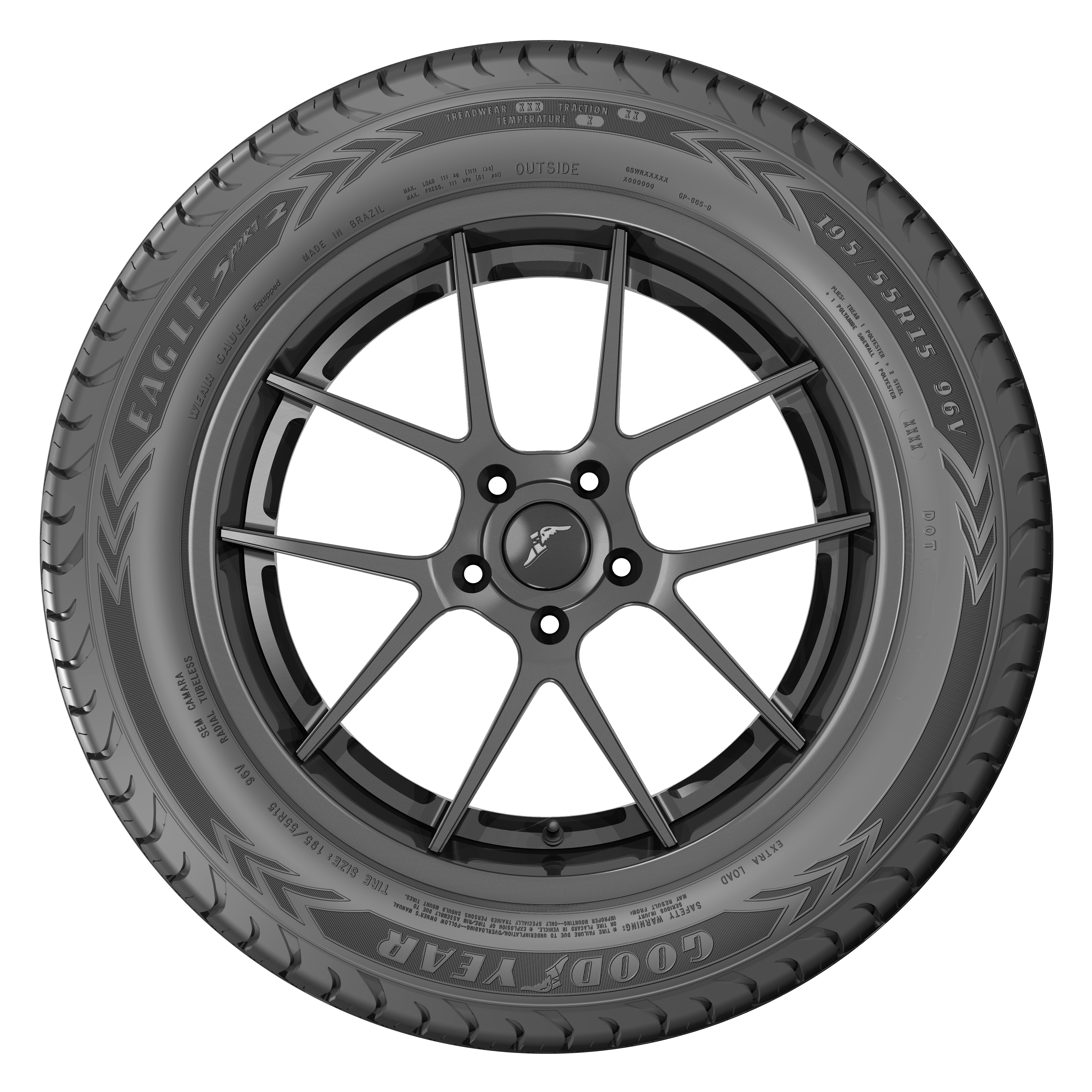 thumbnail image 2 of 2 New Goodyear Eagle Sport 2 Tires – 205/55R16 91V All Season Performance 2 of 6